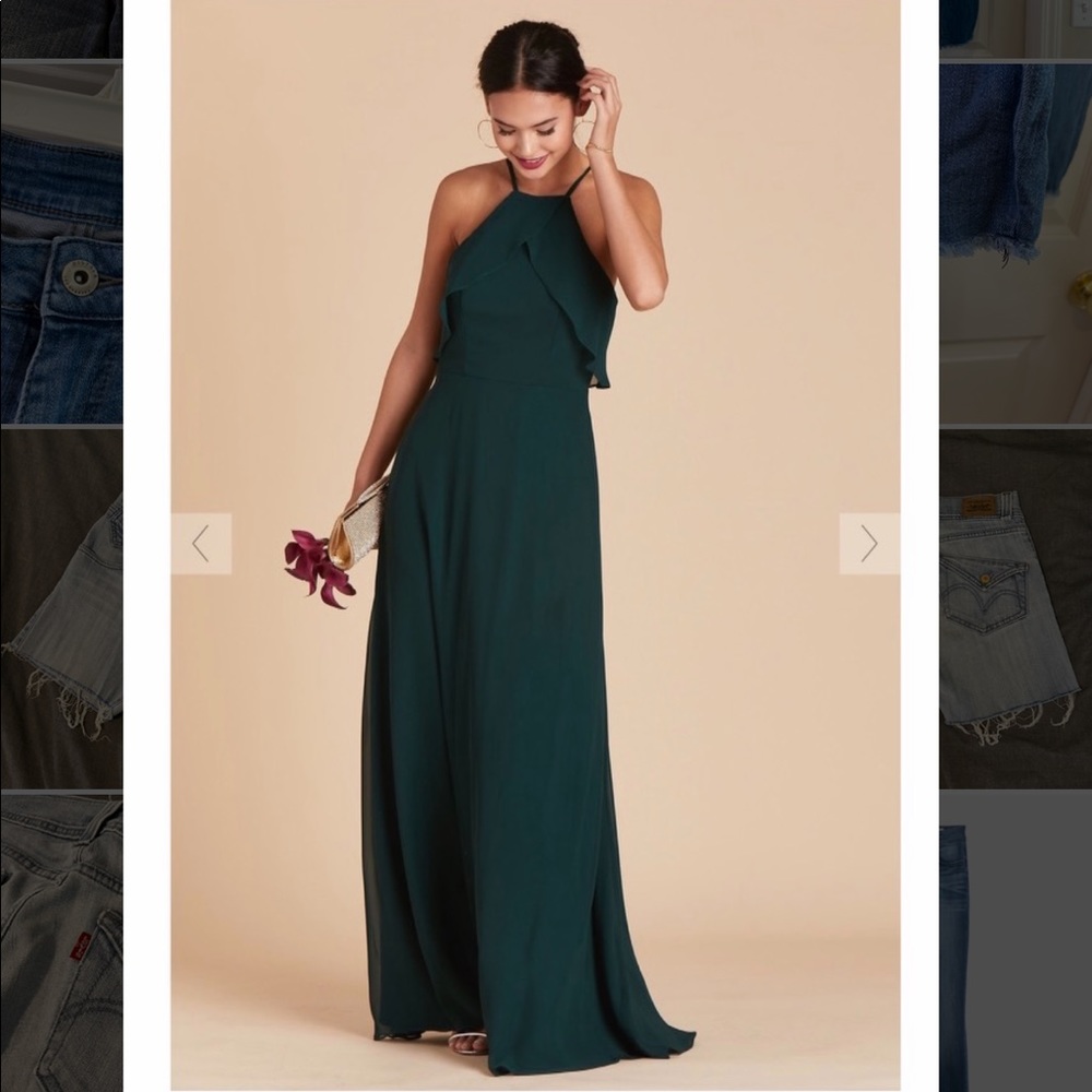 Emerald Birdy Grey formal dress